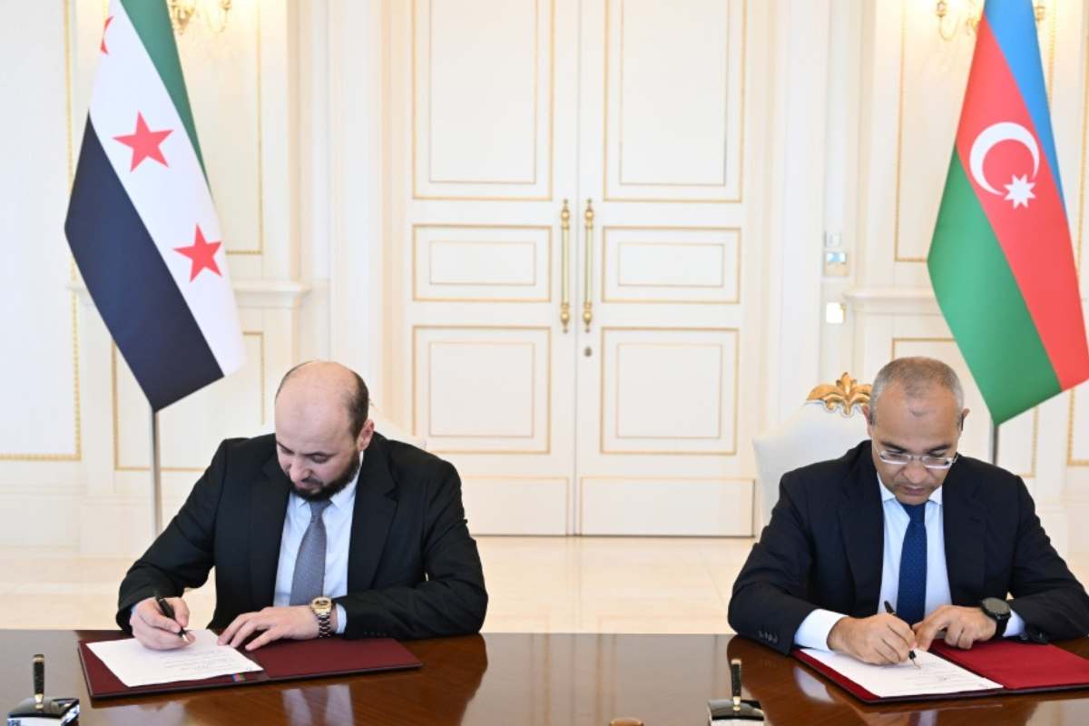 SOCAR ile Suriye hükümeti arasında mutabakat zaptı imzalandı