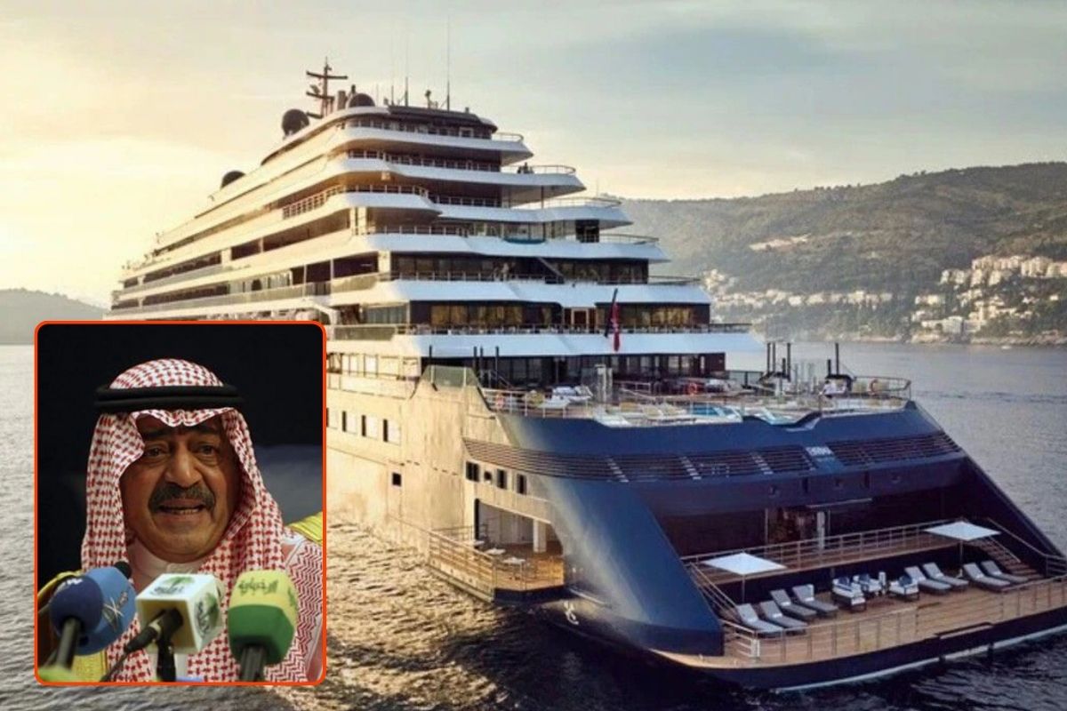 Kral Selman'ın kardeşi dev yatıyla Ege'de tatilde