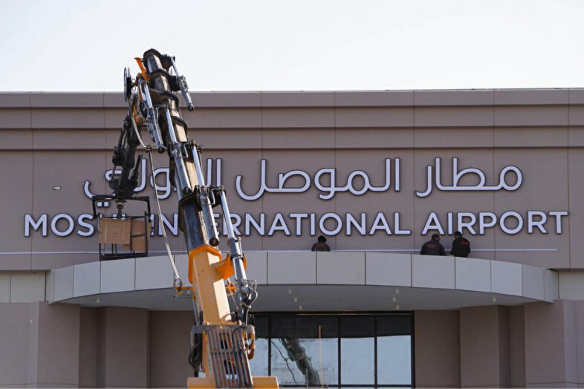 Türk şirketlerin Irak'ta restore ettiği Uluslararası Musul Havalimanı yeniden hizmete açıldı