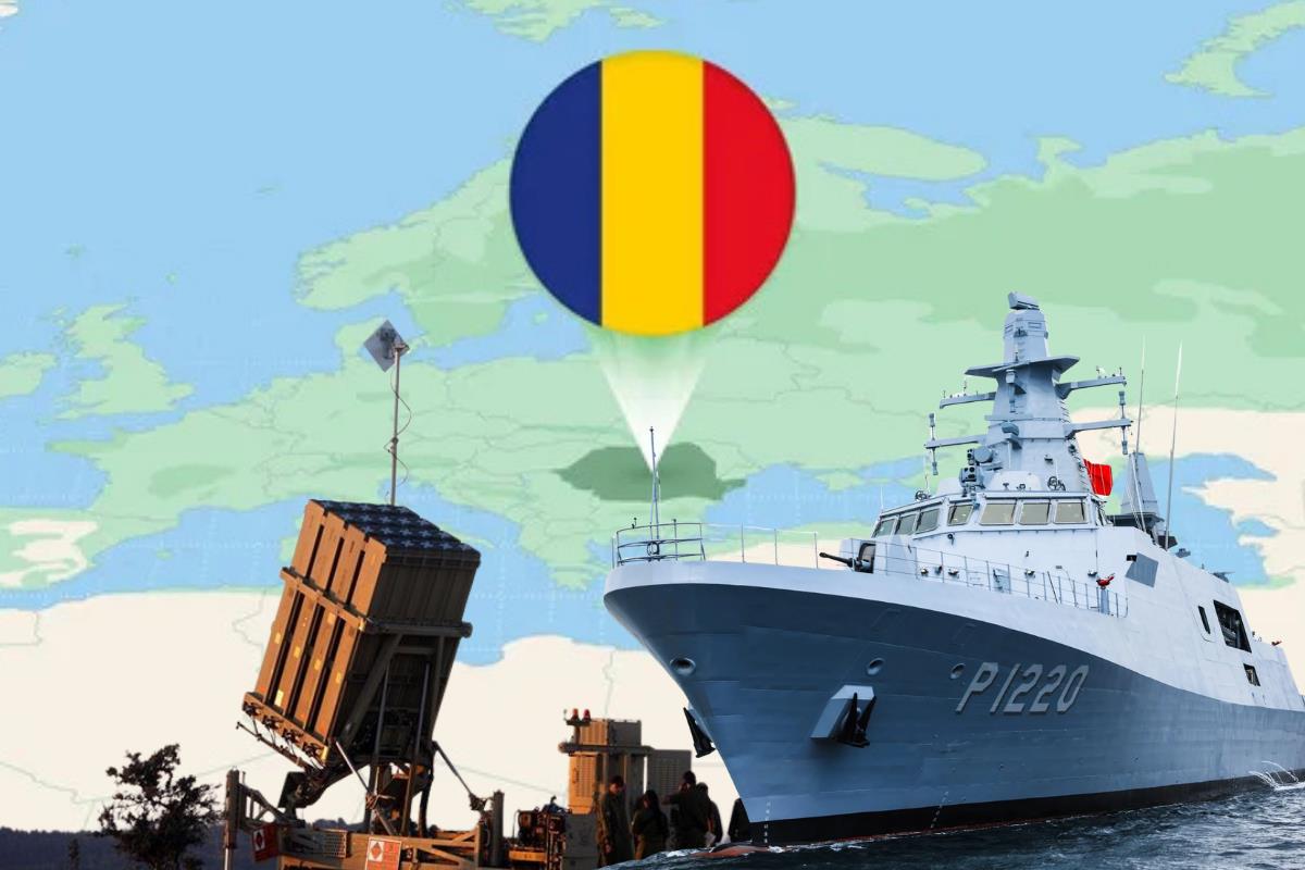 Türk Donanması'ndan TCG Akhisar (P-1220) korvetini satın alacağını açıklayan Romanya, ikinci adım olarak İsrail'den demir kubbe sistemi satın alıyor