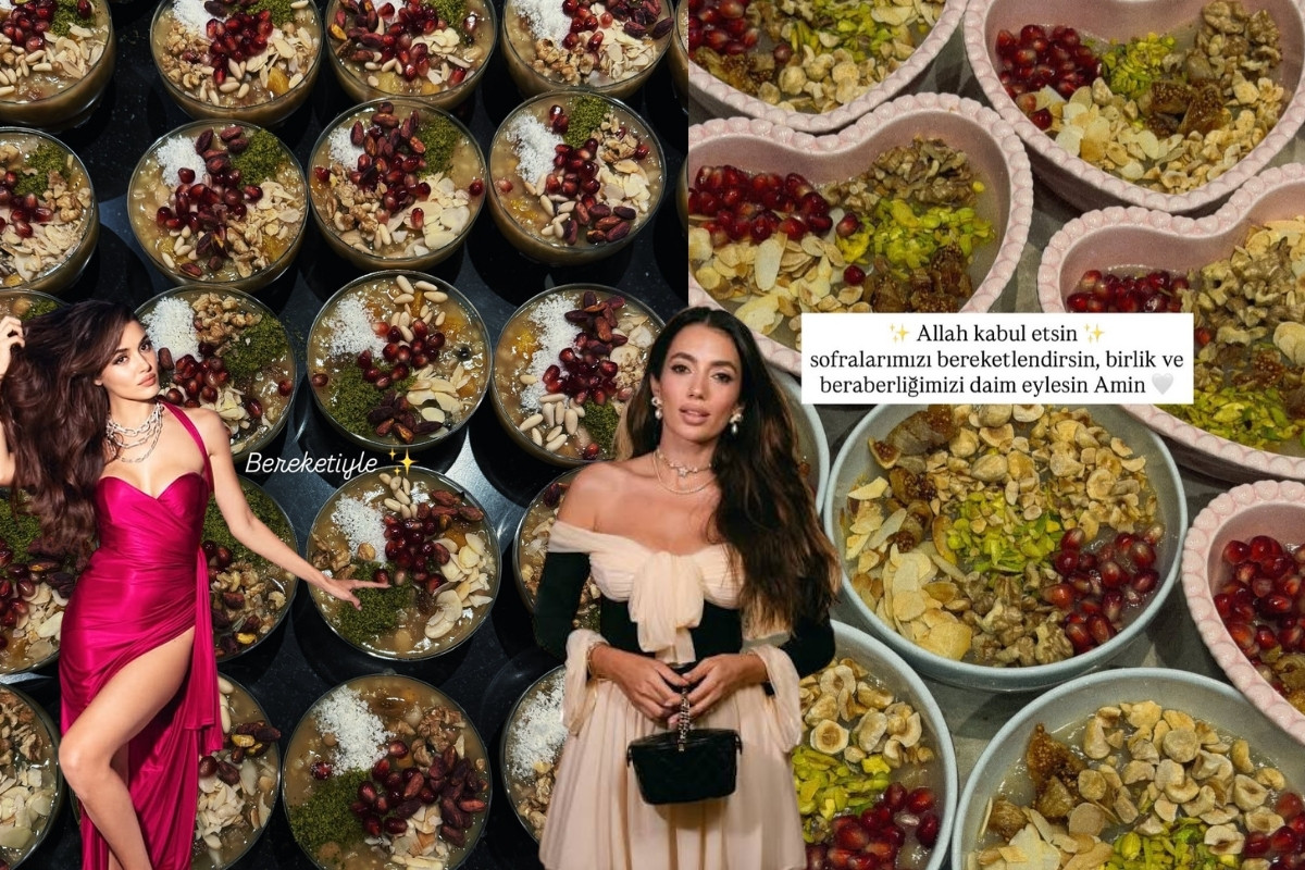 Hande Erçel ve Rachel Araz'dan 'dualı' aşure paylaşımları geldi