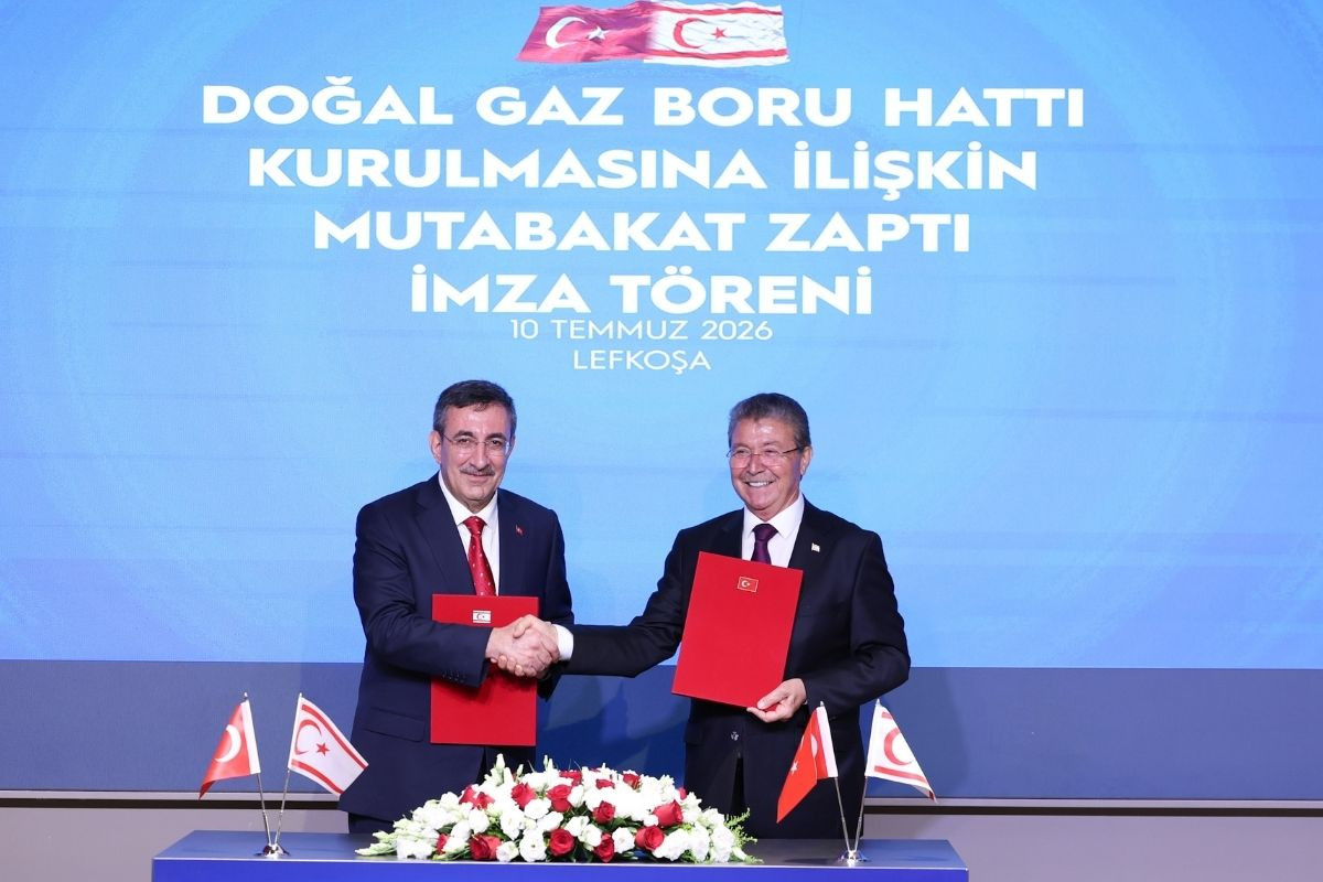 Türkiye ile KKTC arasında doğalgaz hattı için imzalar atıldı