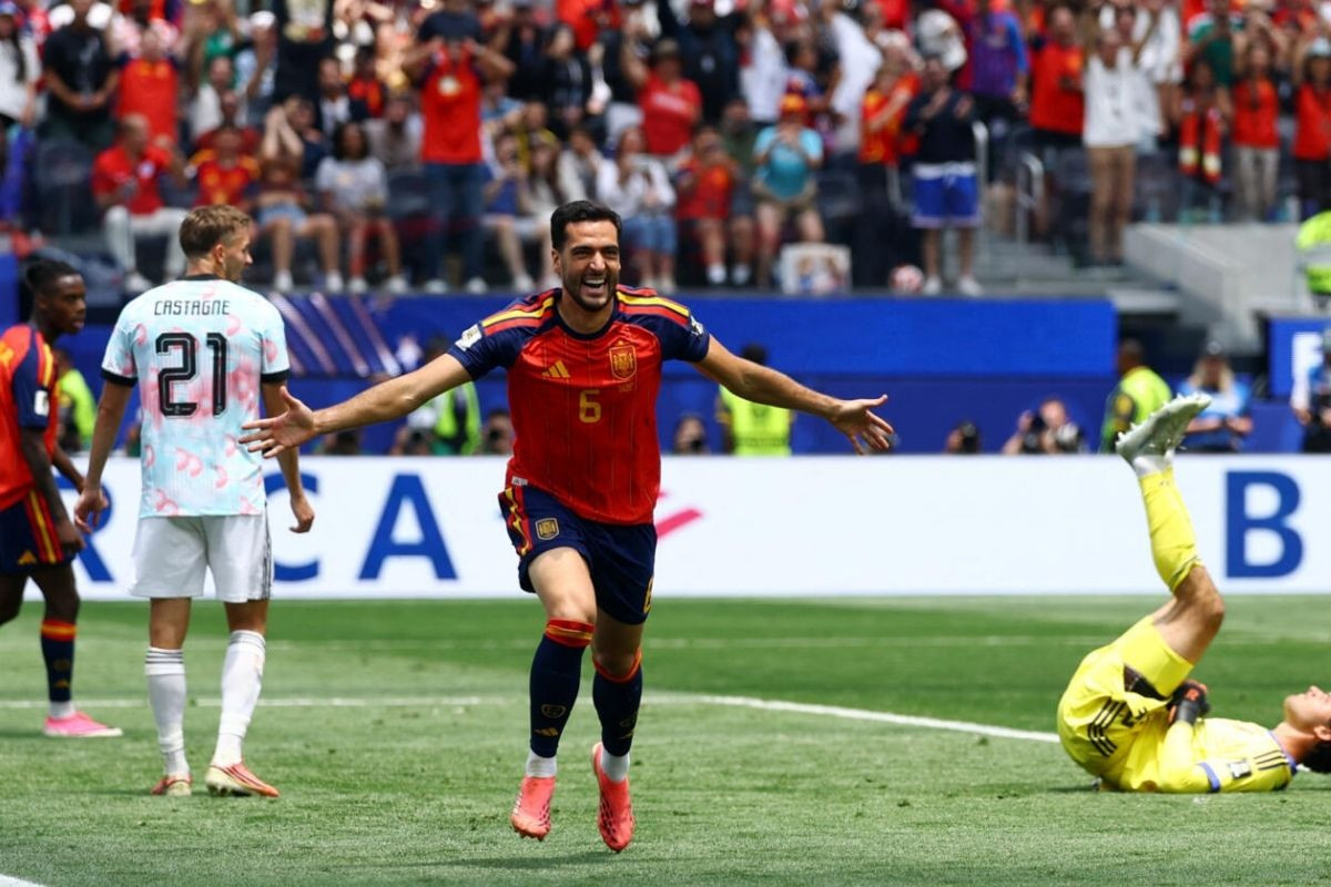 Mikel Merino sahneye çıktı, İspanya Belçika'yı yenerek yarı finale yükseldi