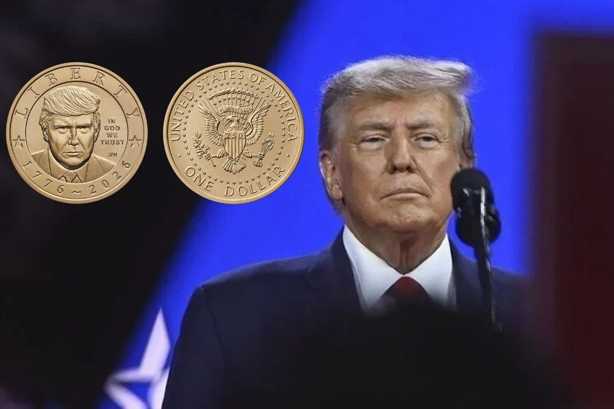 ABD'de 1 dolarlık altın paraya Trump portresi basılacak