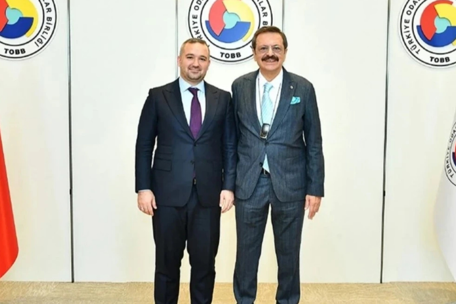 TOBB Başkanı Hisarcıklıoğlu TCMB Başkanı Karahan ile bir araya geldi