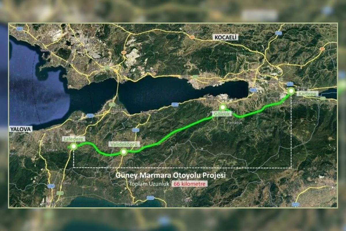 Güney Marmara Otoyolu Projesi'nde imar planları 30 gün askıda