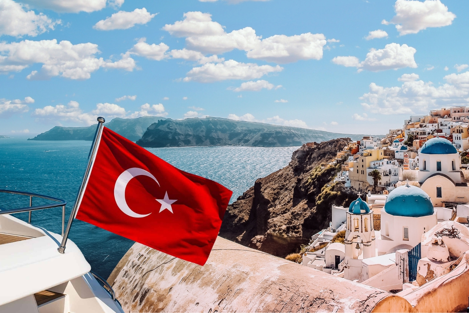 Yunan adaları Türk bayraklı yatlarla dolu