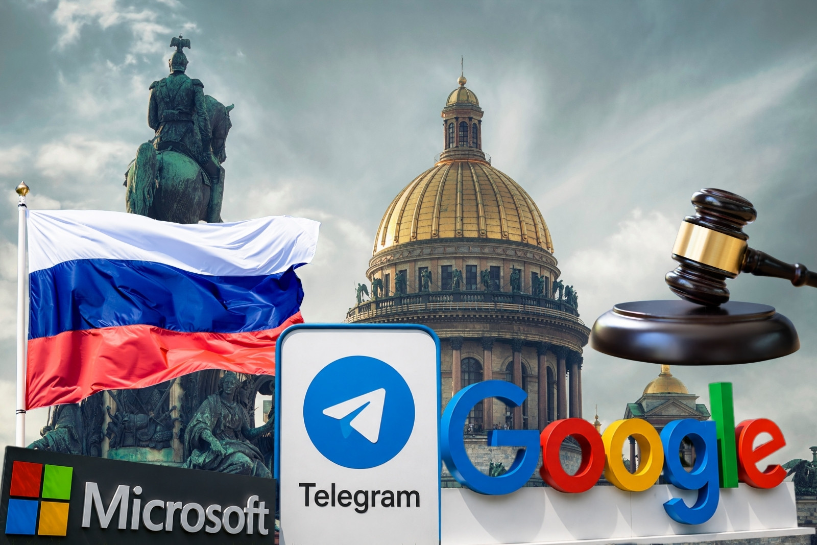 Rusya, Google, Telegram ve Microsoft'a bir kez daha para cezası verdi, yıllardır biriken ceza faturası milyarlarca rubleye ulaştı