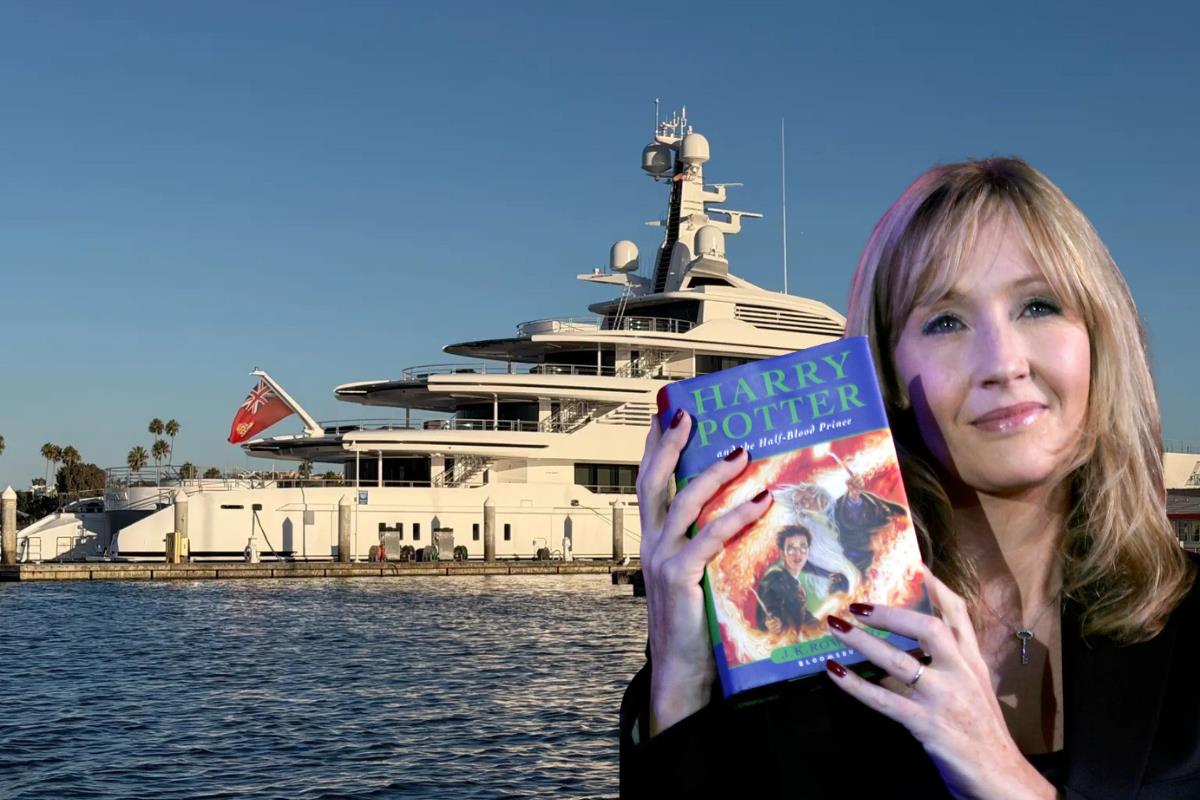 Los Angeles'ta adı bile gizlenen 150 milyon dolarlık süperyatın sahibinin Harry Potter'ın yazarı JK Rowling olduğu ortaya çıktı