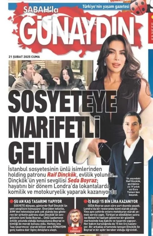 Raif Dinçkök Seda Boyraz aşkı bitti