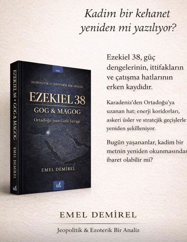 Emel Demirel, yeni kitabı Ezekiel 38