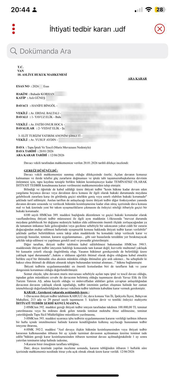 Elite World Hotel'de miras kavgası başladı: Otel için dava açıldı
