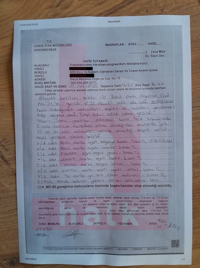 Hacizlerle boğuşan çelik boru devi Milfit’in kapısına kilit vuruldu! - Resim 4