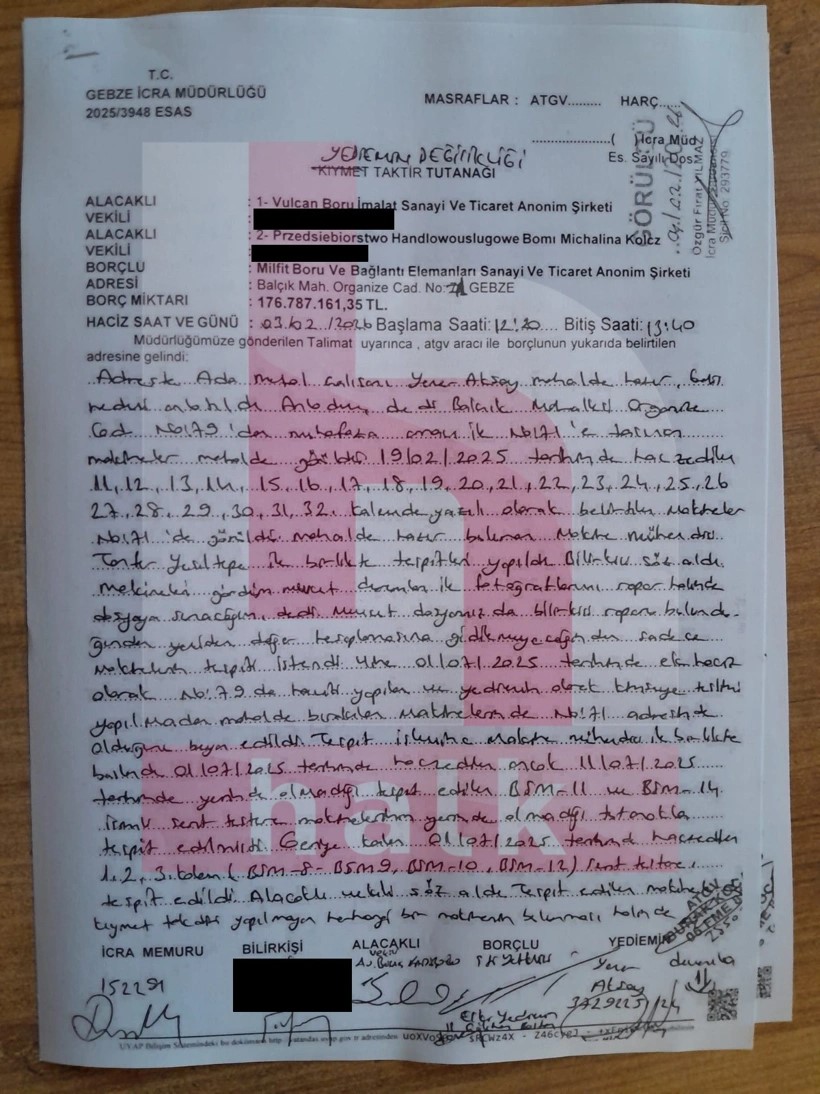 Hacizlerle boğuşan çelik boru devi Milfit’in kapısına kilit vuruldu! - Resim 5
