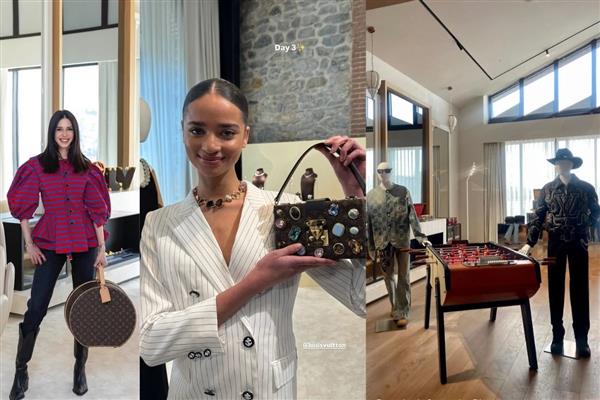 Lüks moda devi Louis Vuitton'dan İstanbul cemiyetine özel koleksiyon tanıtımı