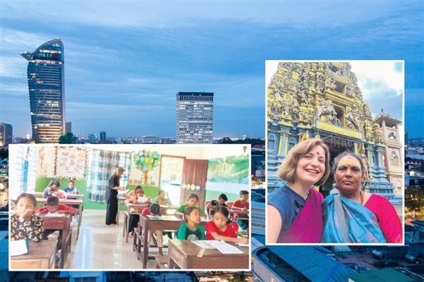 İstanbul'daki plaza hayatından çıkan Merve Ertürk, Kamboçya'da 1 ay gönüllü İngilizce öğretmenliği yaparak çalışarak gezme modelini paylaştı