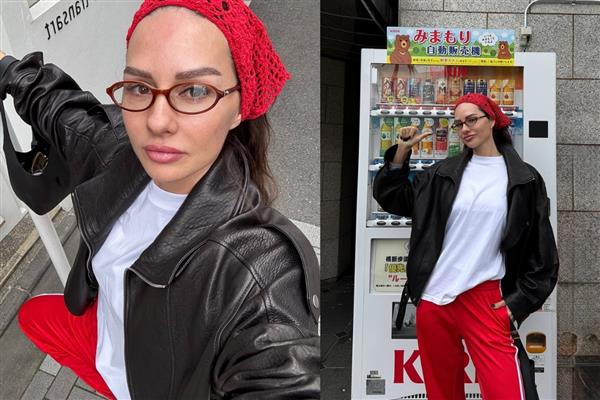 Yasemin Özilhan'dan Japonya pozları