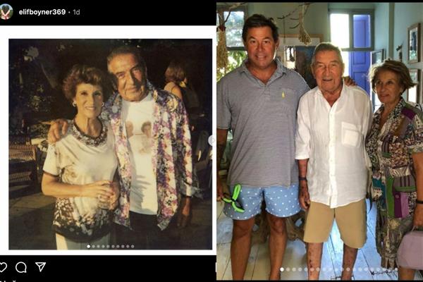 Cem Boyner ve Elif Boyner'den Osman Boyner'e duygusal veda
