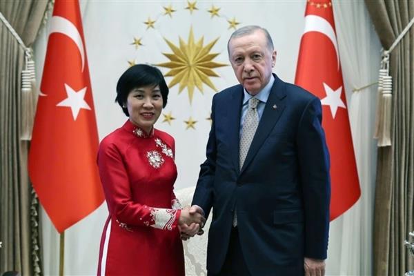 Vietnam Türkiye Büyükelçisi, 1 Mayıs'ta Cumhurbaşkanı Erdoğan'a güven mektubu sundu ve gelişen ticari ilişkilere dikkat çekerek Vietnam'a davet etti