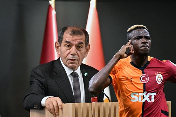 Galatasaray Başkanı Dursun Özbek, 85 milyon kişi Osimhen'i soruyor ancak transfer şu an gündemimizde yok, dedi