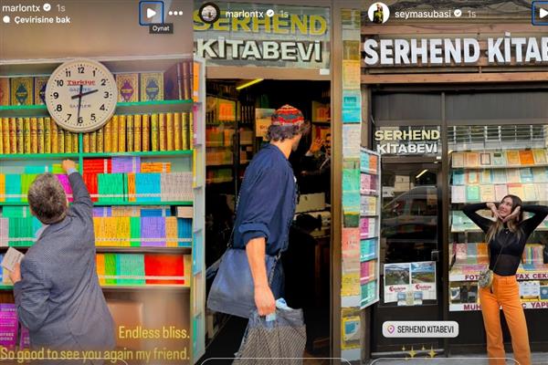 Şeyma Subaşı ve sevgilisi Marlon Teixeira'dan dini kitap alışverişi