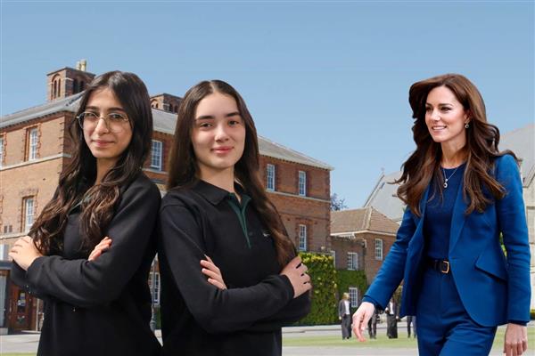 Darüşşafaka öğrencileri Belinay ve Defne, kraliyet ailesinin mezun olduğu Marlborough Koleji'ne tam burslu kabul edilen ilk Türk öğrenciler oldu
