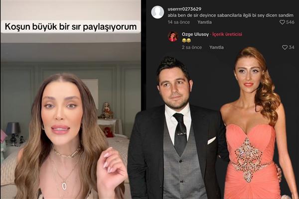 Özge Ulusoy, ‘Büyük bir sır paylaşıyorum' diyerek TikTok'tan yayınladığı videoya yapılan ‘O sır Sabancı mı' yorumuna güldü