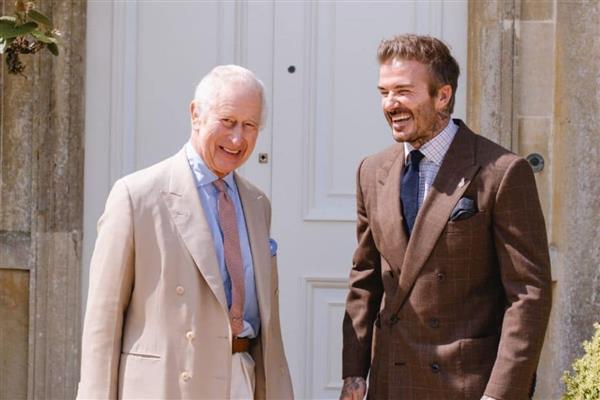 David Beckham, sosyal sorumluluk çalışmalarıyla Kral Charles'tan şövalye onuruna layık görüldü