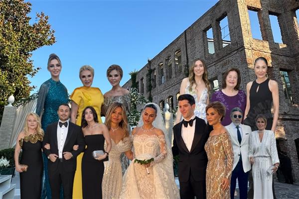 Kemal Gülman ve Feryal Gülman'ın oğlu Aslan Kemal Gülman ile Mariam Mekhdieva'nın düğününde cemiyet hayatı şıklık yarışına girdi