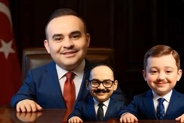 Bakan Kacır, Cumhurbaşkanı Erdoğan ve kabine üyelerinin yapay zekayla oluşturulan görüntülerini paylaştı