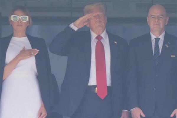 Donald Trump, 2025 FIFA Kulüpler Dünya Kupası finaline katıldı