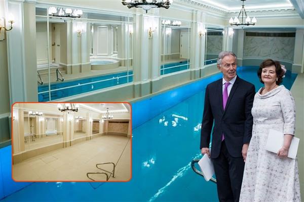 Eski İngiltere Başbakanı Tony Blair lüks malikanesine 645 bin dolarlık James Bond havuzu yaptırıyor