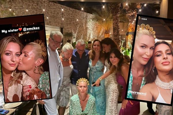 Derin ve Tansa Mermerci'den ablaları Yosun'a sürpriz 50'nci yaş partisi