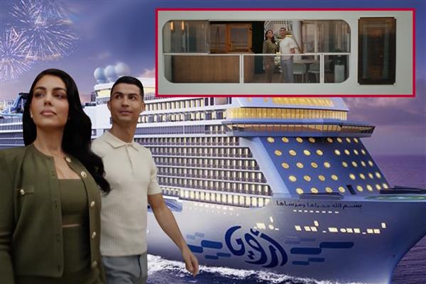 Suudi Arabistan'ın İstanbul'dan başlattığı dünyanın ilk 'özel gemi' turu, Cristiano Ronaldo'nun reklamıyla tanıtıldı