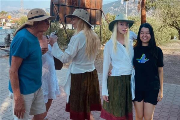 ABD'li ünlü oyuncu Anya Taylor-Joy'un Türkiye tatili Ortaca'da devam ediyor