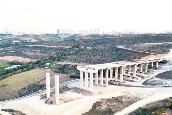 Kanal İstanbul'un ilk köprüsü 110 metreye ulaştı