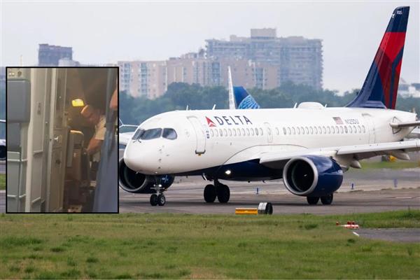 Pilota uçağın içinde şok 'pedofili' operasyonu