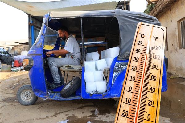 Ortadoğu'nun kavurucu sıcakları Irak'ta yaşamı felç etti