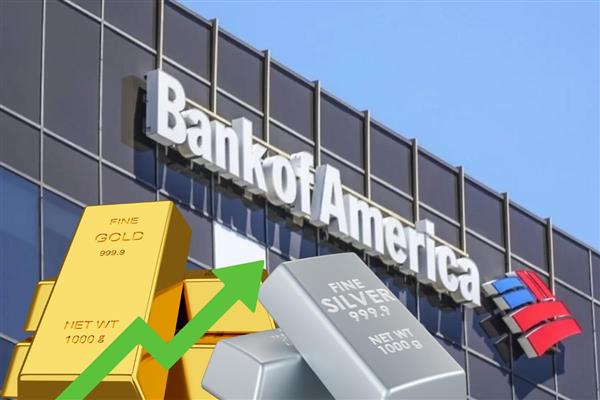 Bank of America (BofA), altın ve gümüş fiyat tahminlerini yükseltti