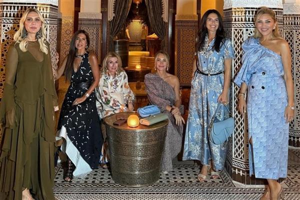 Sosyetenin tanınmış isimleri Arzu Sabancı ve arkadaşları Marakeş tatilinde