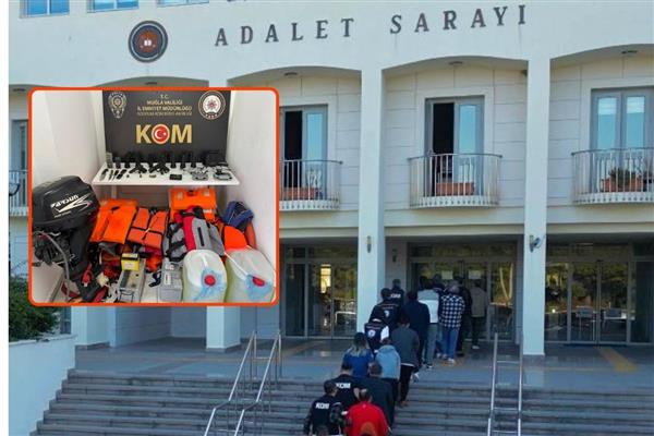 Bodrum merkezli göçmen kaçakçılığına darbe: 18 tutuklama