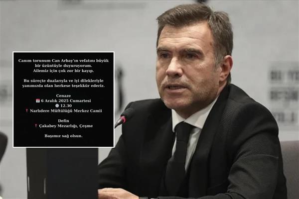 Feyyaz Uçar'ın torunu Can Arbay hayatını kaybetti