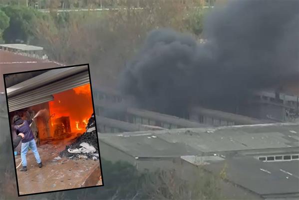 Bakırköy'deki bir tekstil fabrikasında korkutan yangın