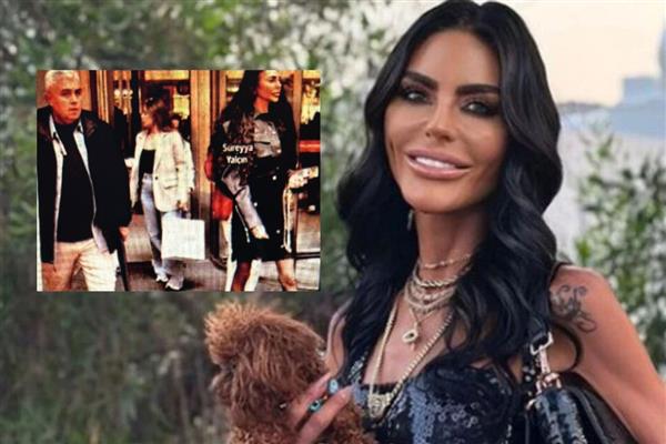 Süreyya Yalçın korumasıyla birlikte Nişantaşı City's'de yılbaşı alışverişine çıktı