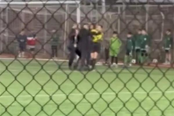 Kocaeli'deki bir maçta kadın hakeme tokat atan antrenör tutuklandı