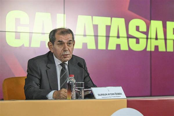 Dursun Özbek'ten Aslantepe projesi için 'Tamamlandığında Galatasaray için yüz yılın projesi olacak' açıklaması