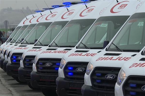 856 yeni ambulansla filo 6 bin 308 araca ulaştı, acil yardım istasyonu sayısı ise 3 bin 574'e çıktı