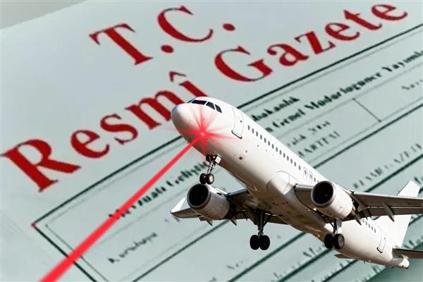 Sivil havacılıkta yeni cezalar Resmi Gazete'de yayınlandı, sınavda kopya çekene ve uçağa lazer tutana üst limitten para cezası kesilecek