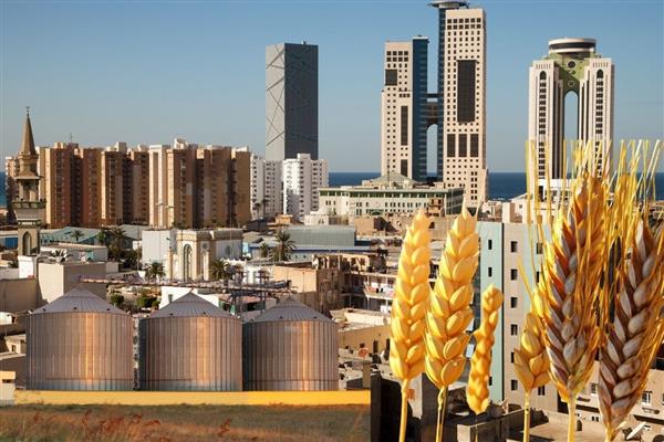 Libya'nın Bingazi Limanı'nda bir Türk şirket dev tahıl siloları inşa ediyor