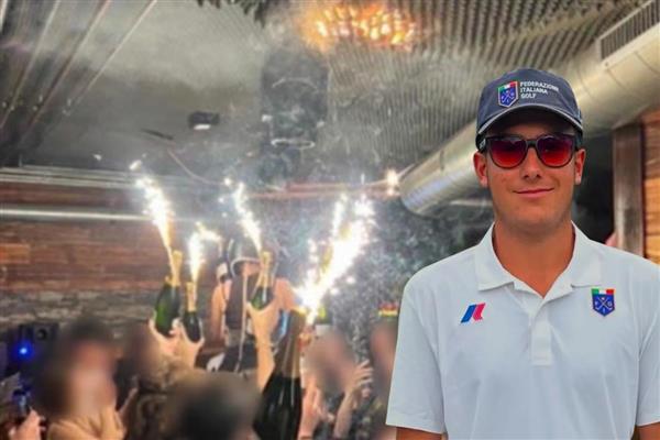 Genç İtalyan golf yıldızı Emanuele Galeppini, İsviçre'deki gece kulübü faciasında öldü